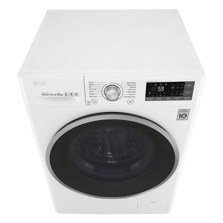 LG F4J7VN1W lavatrice Caricamento frontale 9 kg 1400 Giri/min Bianco