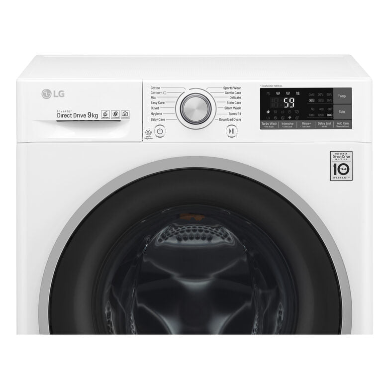 LG F4J7VN1W lavatrice Caricamento frontale 9 kg 1400 Giri/min Bianco