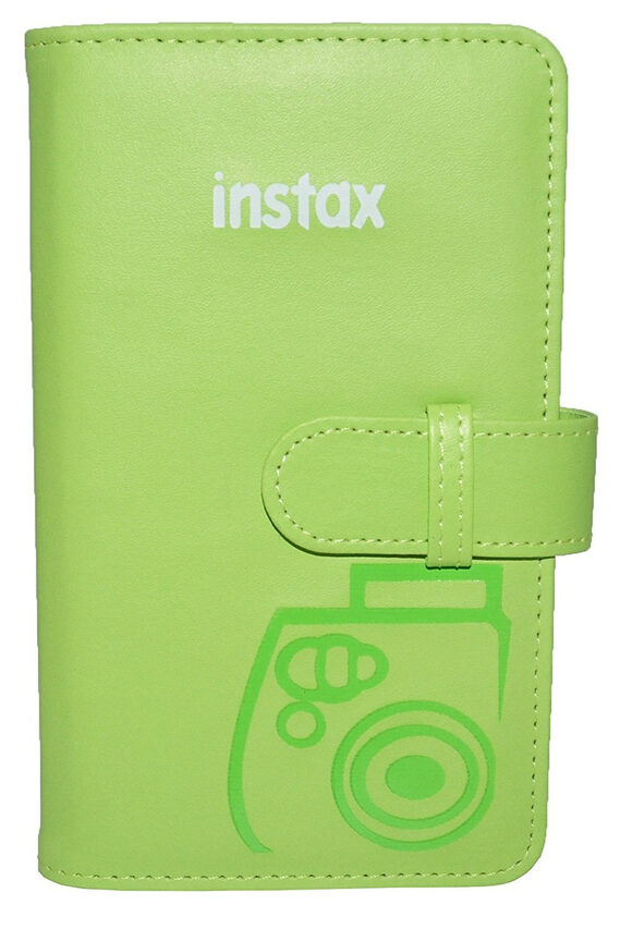 Fujifilm Instax Mini album fotografico e portalistino Verde