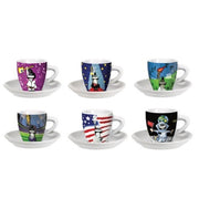 Bialetti Y0TZ014 tazza Multicolore Universale 6 pz