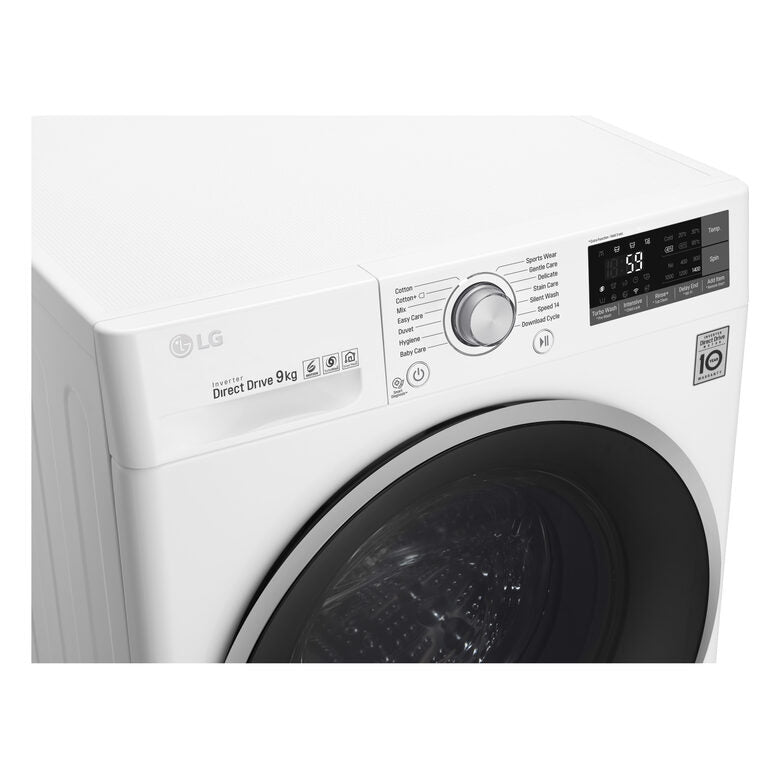 LG F4J8VS2W lavatrice Caricamento frontale 9 kg 1400 Giri/min Bianco