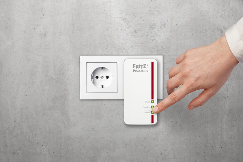 FRITZ! Powerline 1260E WLAN Set 1200 Mbit/s Collegamento ethernet LAN Wi-Fi Bianco 2 pz
