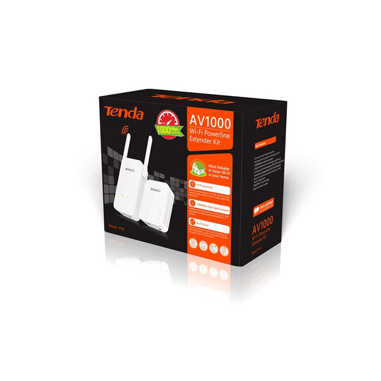 Tenda PH5 moltiplicatore di rete Trasmettitore di rete Bianco 10, 100, 1000 Mbit/s