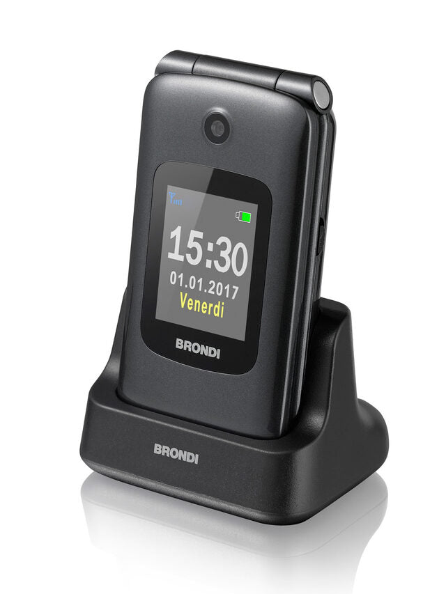 Brondi Amico Grande 2 LCD 6,1 cm (2.4") Titanio Telefono cellulare basico