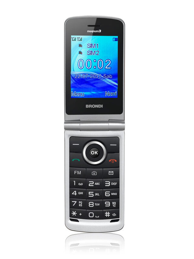 Brondi Magnum 3 7,62 cm (3") Rosso Telefono cellulare basico