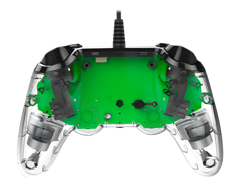 NACON PS4OFCPADCLGREEN periferica di gioco Verde, Trasparente Gamepad Analogico/Digitale PlayStation 4