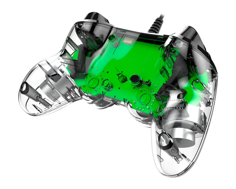 NACON PS4OFCPADCLGREEN periferica di gioco Verde, Trasparente Gamepad Analogico/Digitale PlayStation 4