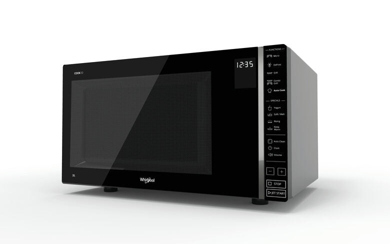 Whirlpool MWP 303 SB Superficie piana Microonde combinato 30 L 900 W Nero, Argento