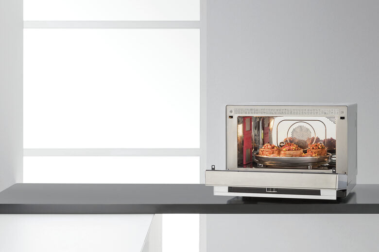 Whirlpool MWP 3391 SX Superficie piana Microonde combinato 33 L 1000 W Nero, Acciaio inossidabile