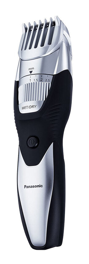 Panasonic ER-GB52, Regolabarba e tagliacapelli, 2 pettini accessori, Wet&Dry, Silver