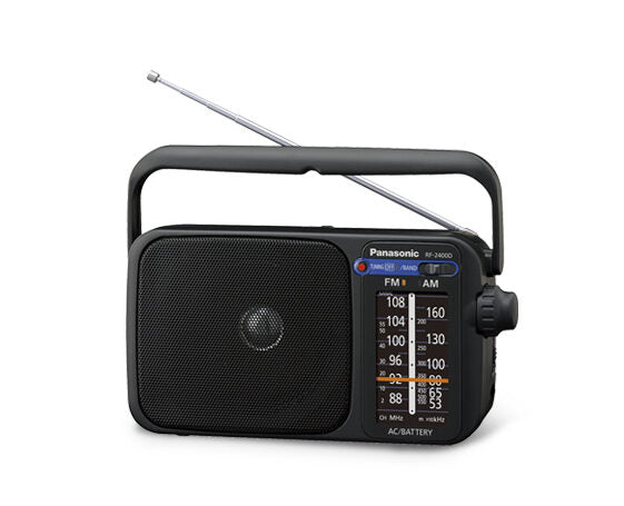 Panasonic RF-2400D Portatile Analogico Nero