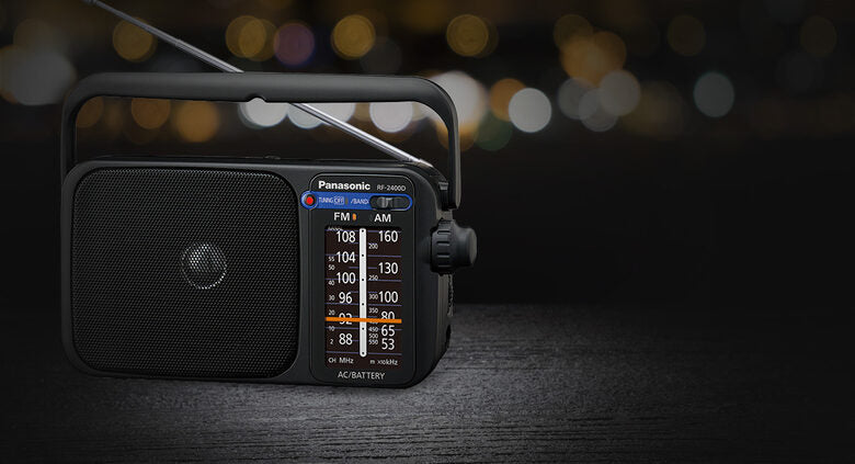 Panasonic RF-2400D Portatile Analogico Nero