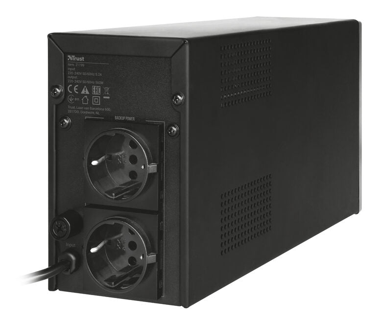 Trust Oxxtron 1000VA 1 kVA 2 presa(e) AC