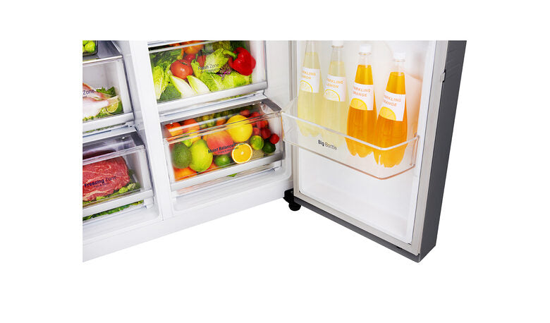 LG GSJ461DIDV frigorifero side-by-side Libera installazione 601 L F Grafite