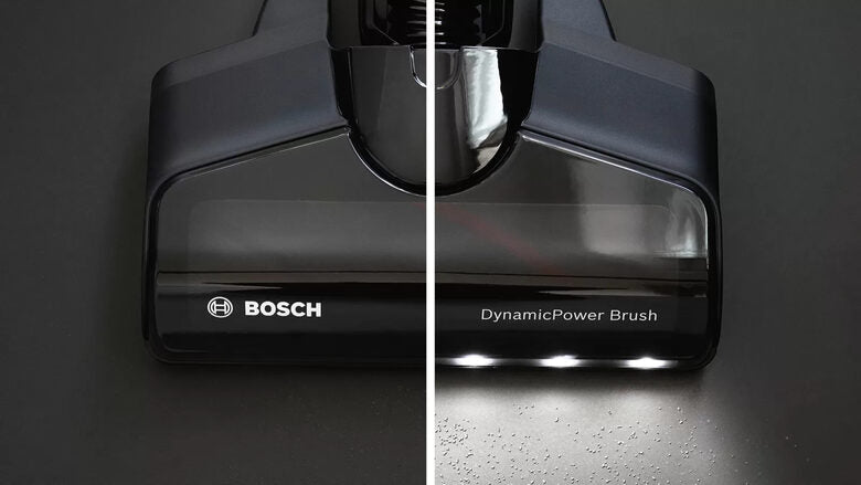 Bosch BBS712A scopa elettrica Batteria Secco Senza sacchetto 0,3 L Nero, Stainless steel