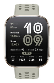 Amazfit Bip 6 Stone 5 cm (1.97") AMOLED Digitale 390 x 450 Pixel Touch screen Oro GPS (satellitare)