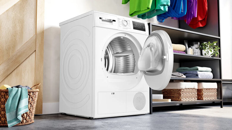 Bosch WTH83208II Serie 4 Asciugatrice A Libera Installazione 8 Kg, Pompa Di Calore, AutoDry, Classe E, Bianco