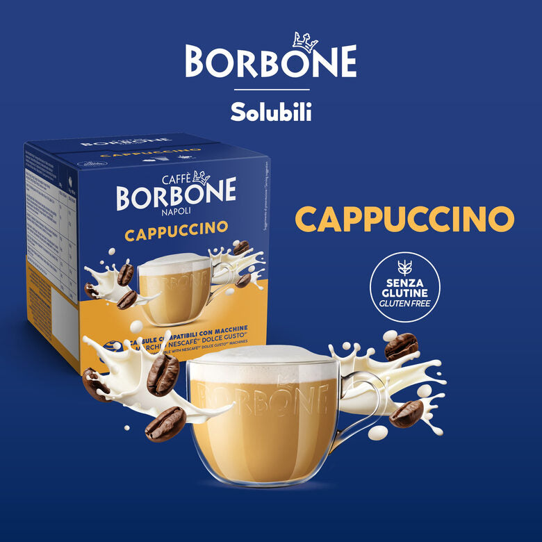 Caffè Borbone 16 Capsule miscela Capuccione Compatibile Dolce Gusto Nescafè