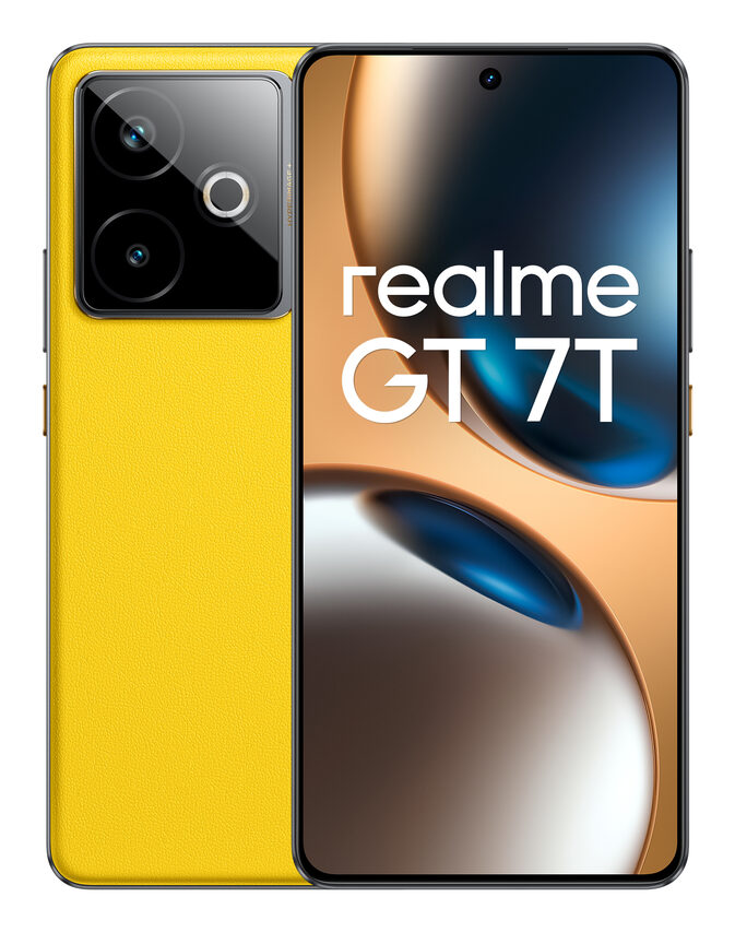 Realme GT 7T Smartphone 17,3 cm (6.8") Doppia SIM Android 15 5G USB tipo-C 12 GB 256 GB 7000 mAh Giallo