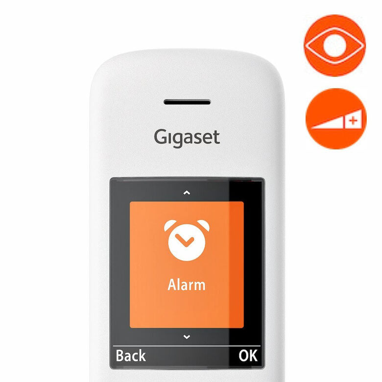 Gigaset E370 Telefono DECT Identificatore di chiamata Bianco