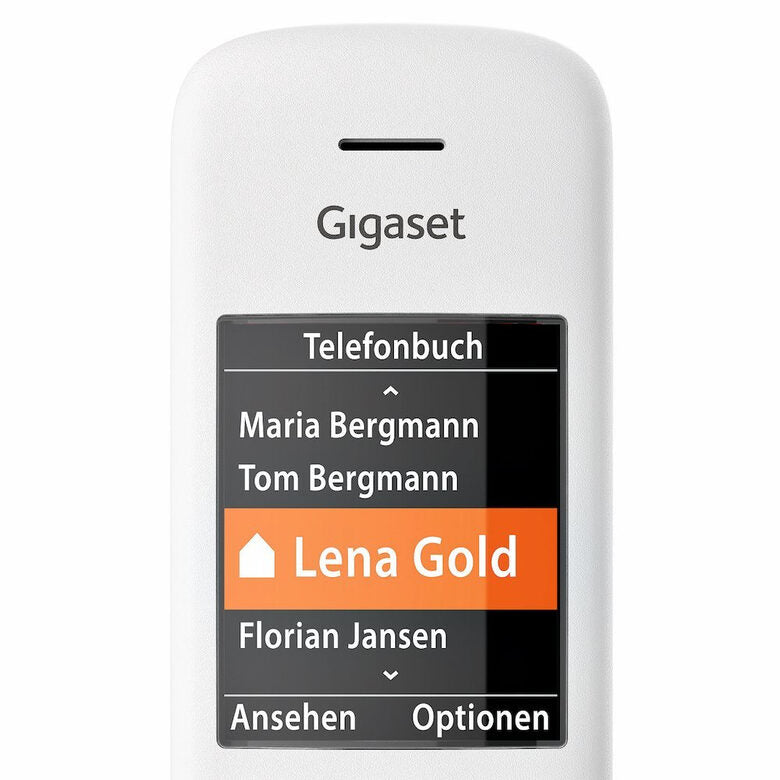 Gigaset E370 Telefono DECT Identificatore di chiamata Bianco