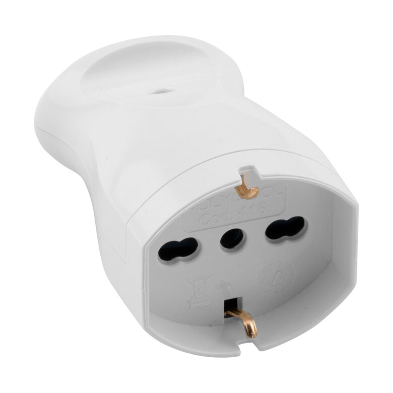 POLYPOOL PP0418 presa energia Tipo L Bianco