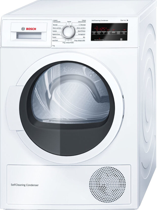 Bosch Serie 6 WTW85467II asciugatrice Libera installazione Caricamento frontale 7 kg A++ Bianco