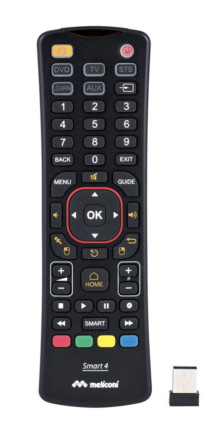 Meliconi Smart 4 telecomando RF Wireless TV, Sintonizzatore TV Pulsanti