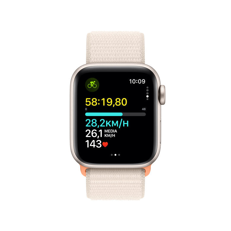 Apple Watch SE GPS + Cellular Cassa 40mm in Alluminio Galassia con Cinturino Sport Loop Galassia