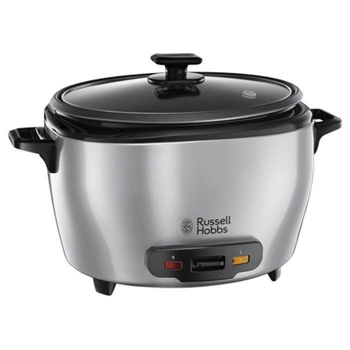 Russell Hobbs Maxicook cuoci riso 5 L 1000 W Nero, Acciaio inossidabile