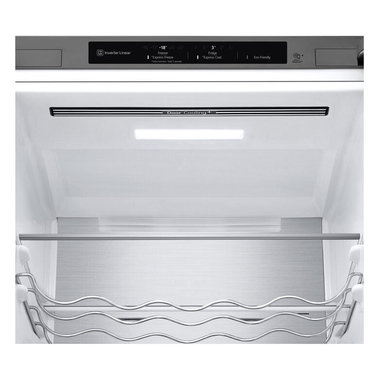 LG GBV7280CPY Frigorifero combinato, Classe C, 387L, Fresh Converter, Porte piatte,Argento