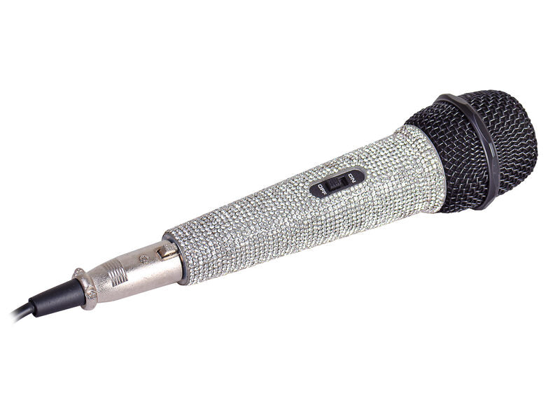 Trevi EM 30 STAR Nero, Metallico, Argento Microfono per karaoke
