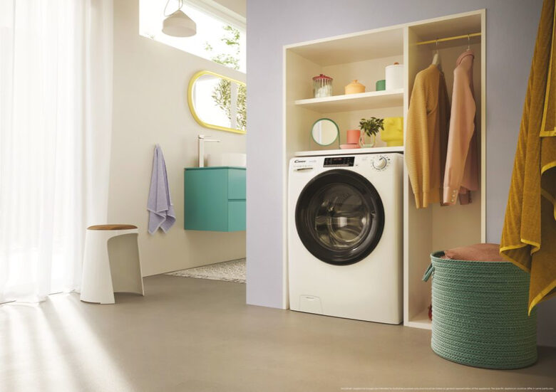 Candy CSO 496TWMB6/1-S Lavatrice A Libera Installazione 9 Kg, 1400 Giri, Smart Pro Inverter, Snap&Wash, Quick&Clean, Classe A, Bianco
