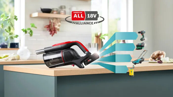 Bosch BCS1041PET Scopa elettrica, Unlimited 10 ProAnimal, Rosso