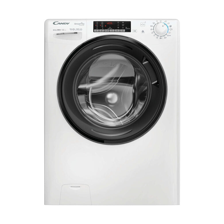 Candy CSOW44644TWMB6-S Lavasciuga Libera Installazione 6 Kg, 1400 Giri, Smart Pro Inverter, Wi-fi + Bluetooth, Snap&wash, Classe E, Bianco
