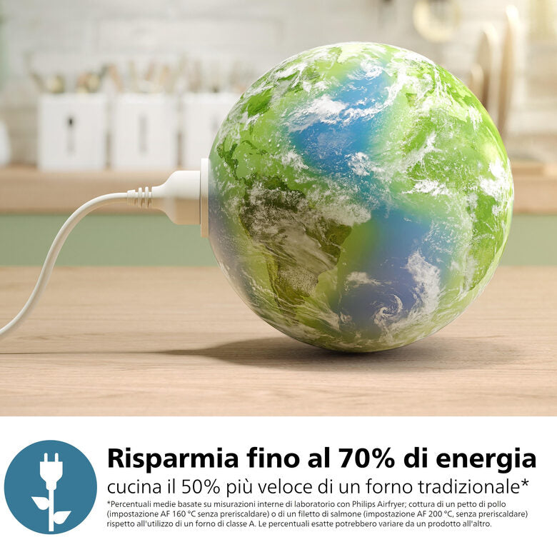 Philips 3000 series NA342/00 Airfryer 7.2 L, Friggitrice ad aria 16 in 1, App ricettario