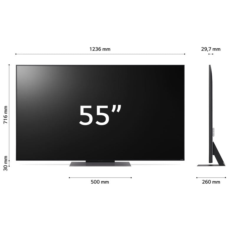 LG QNED 55'' Serie QNED82 55QNED826RE, TV 4K, 4 HDMI, SMART TV