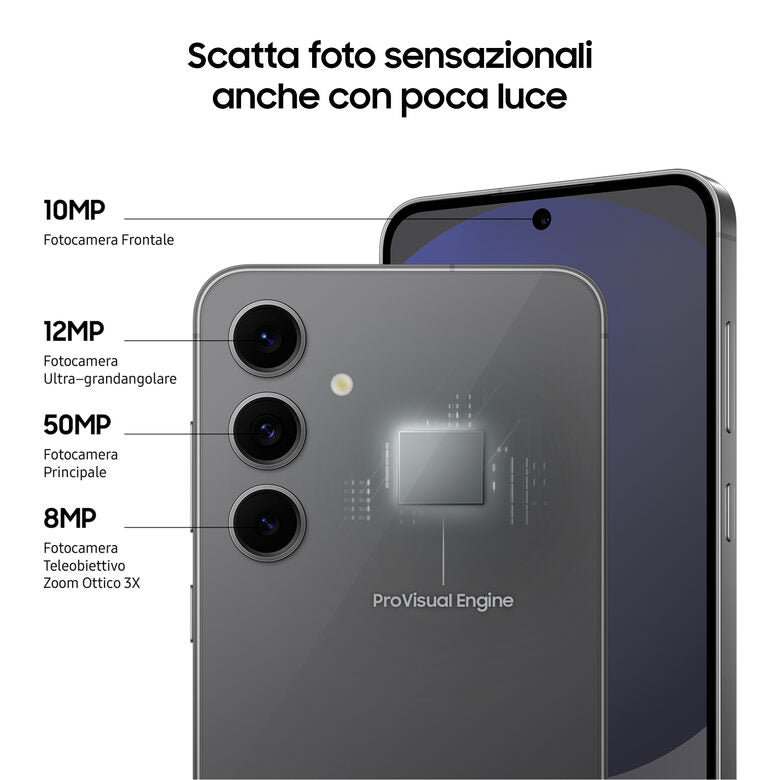 Samsung Galaxy S24 FE  Smartphone AI, 8GB RAM, 128GB, Graphite