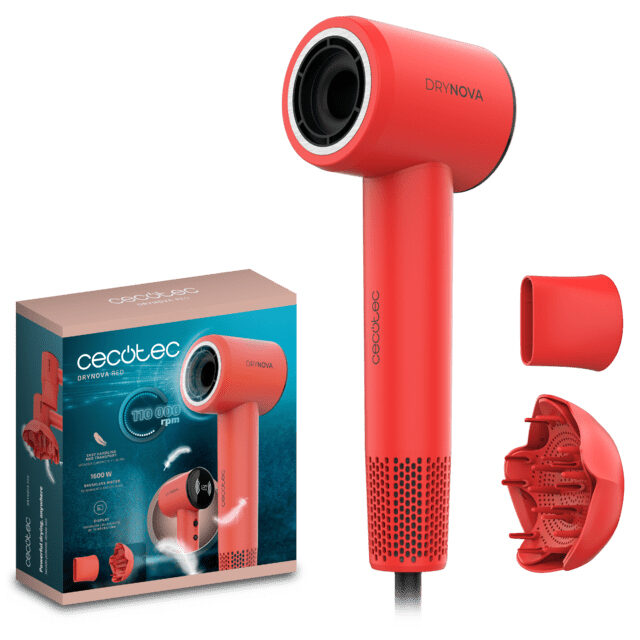 Cecotec DryNova asciuga capelli 1600 W Rosso