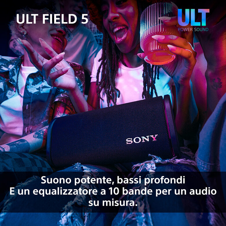Sony Ult Field 5 Altoparlante portatile stereo Bianco