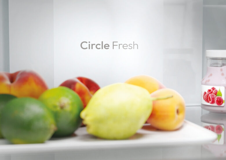 Candy CNCQ2T618EX Fresco 300 Frigorifero Combinato A Libera Installazione, No Frost, Area Fresh 0°C, Classe E, Acciaio Inox