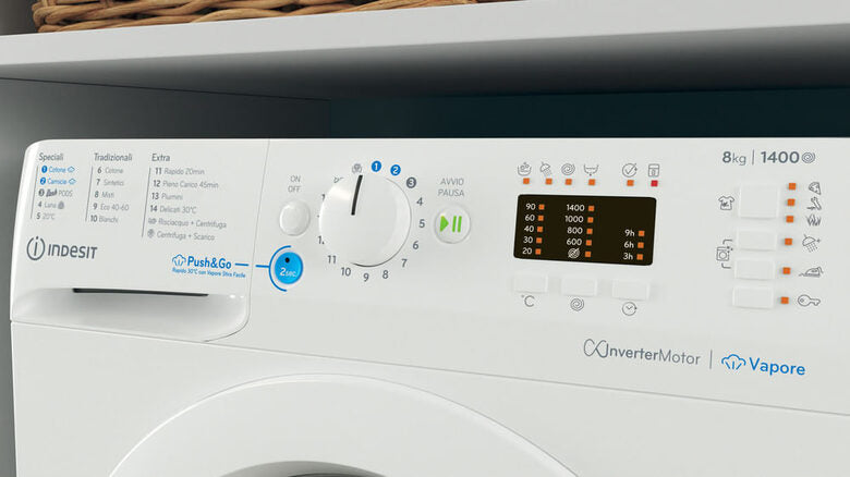 Indesit BWA 81496X WV IT Lavatrice a libera installazione 8 kg Bianco (A)