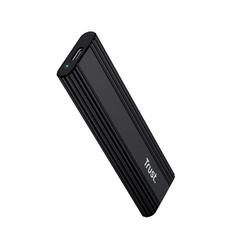 Trust 25806 contenitore di unità di archiviazione Box esterno SSD Nero