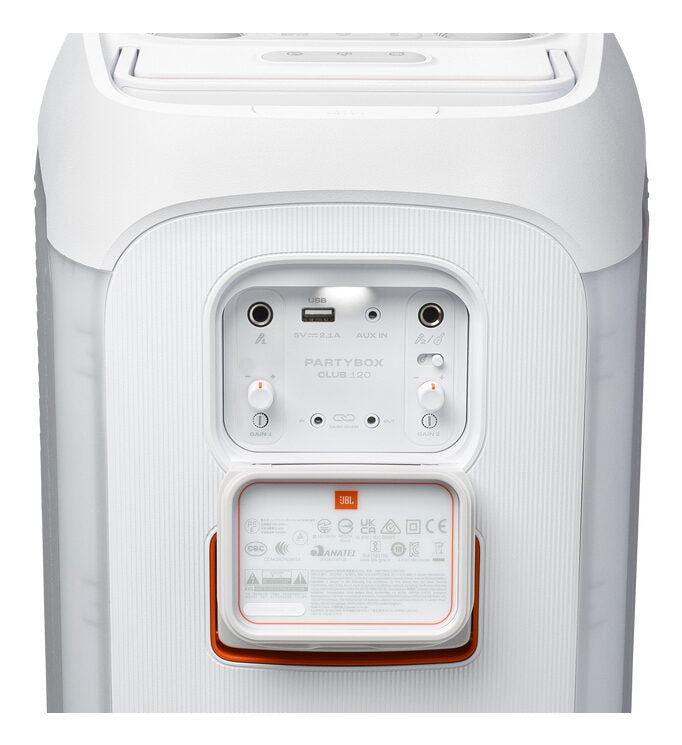 JBL PartyBox Club 120 Altoparlante da festa Bianco 160 W