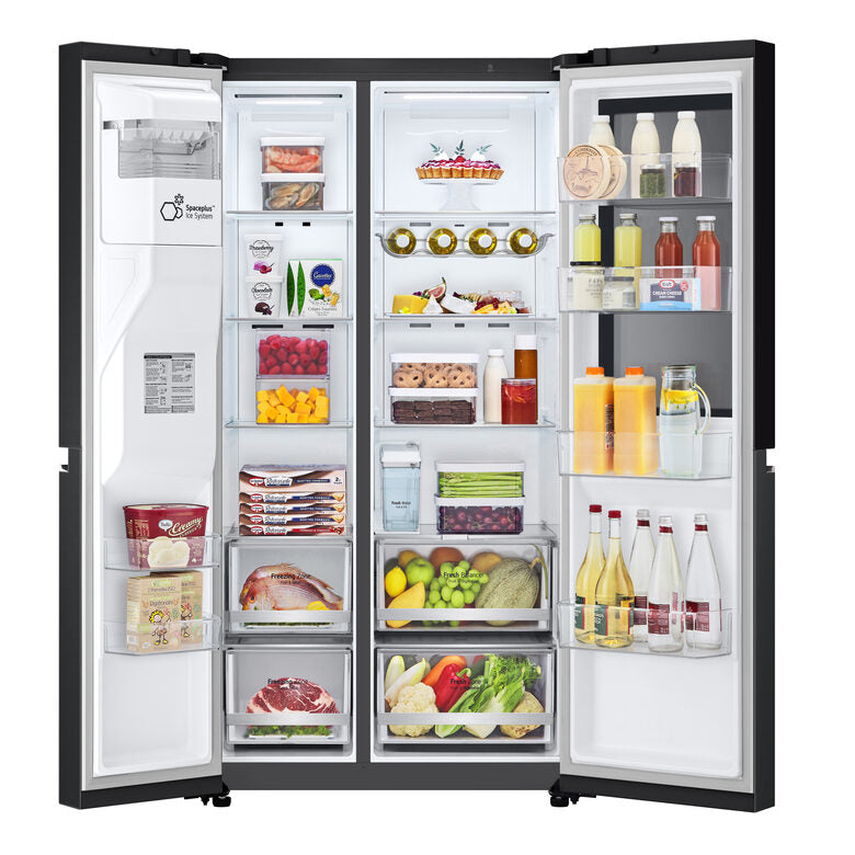 LG InstaView GSGV81EPLL Frigorifero Side-by-Side , Classe E, 635L, Wi-Fi, Senza allaccio