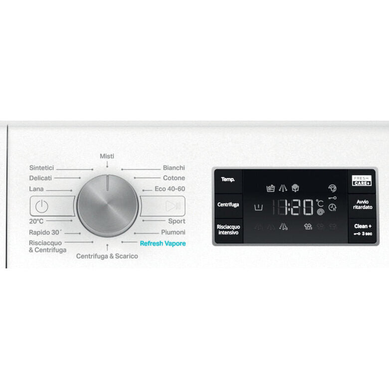 Whirlpool FFB 1048 BSV IT Lavatrice A Libera Installazione 10 Kg, 1400 Giri, Tecnologia 6° Senso, Classe A, Bianco