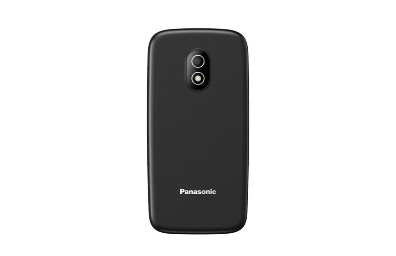 Panasonic KX-TU410EXB Cellulare 4G a Conchiglia Nero con Tasto SOS e Display 2,4"