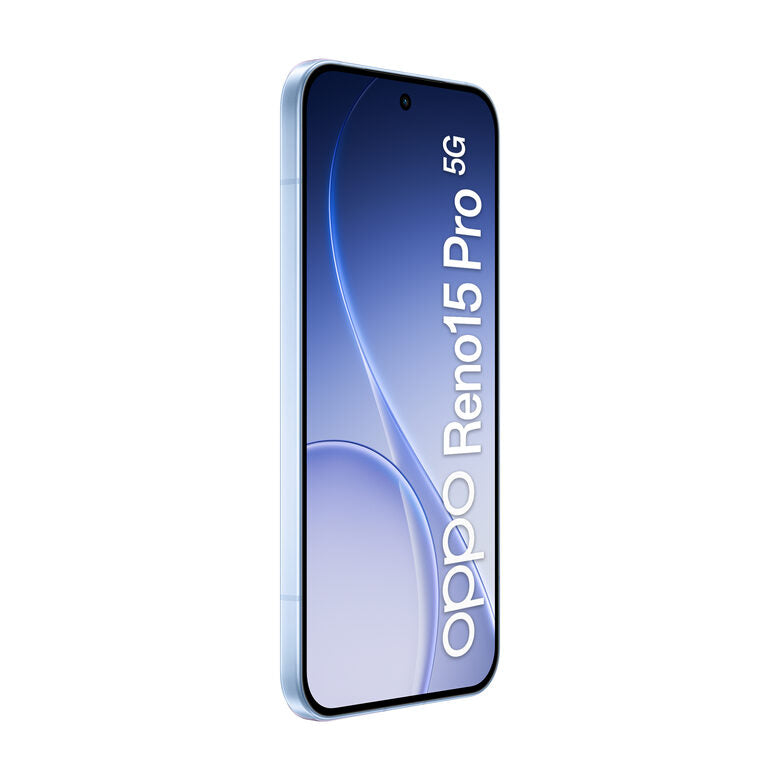 OPPO Reno15 Pro 5G AI Smartphone, Tripla fotocamera 200+50+50MP, Selfie 50MP, Display 6.32” 120HZ AMOLED FHD+, 6200mAh, RAM 12GB(Esp4GB/8GB/12GB)+ROM 512GB [Versione Italia], Aurora Blue
