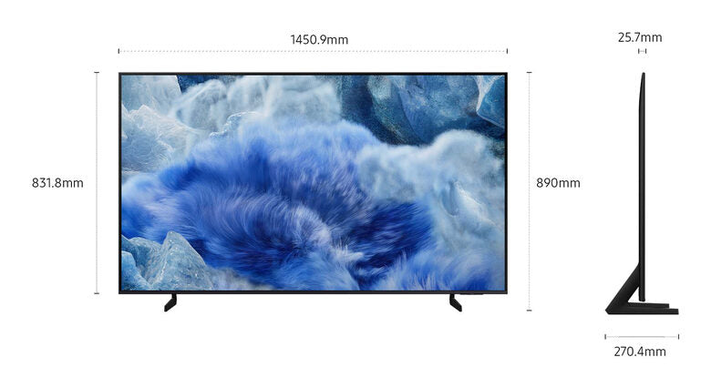 Samsung QE65Q8FAAUXZT Televisione 65 Smart TV 4K Ultra HD Wi-Fi Grigio