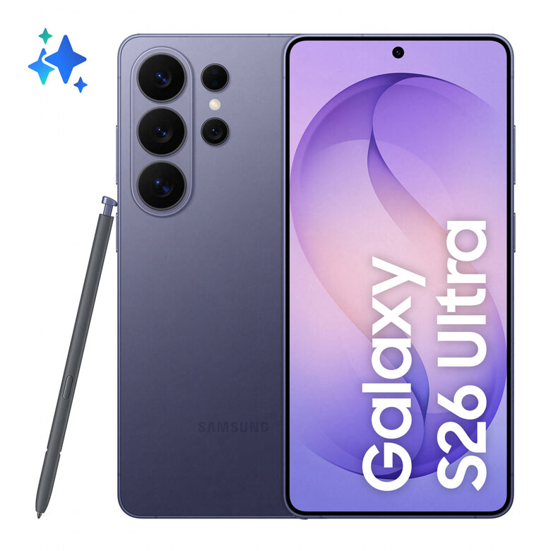 Samsung Galaxy S26 Ultra Smartphone AI, 512GB, Violet